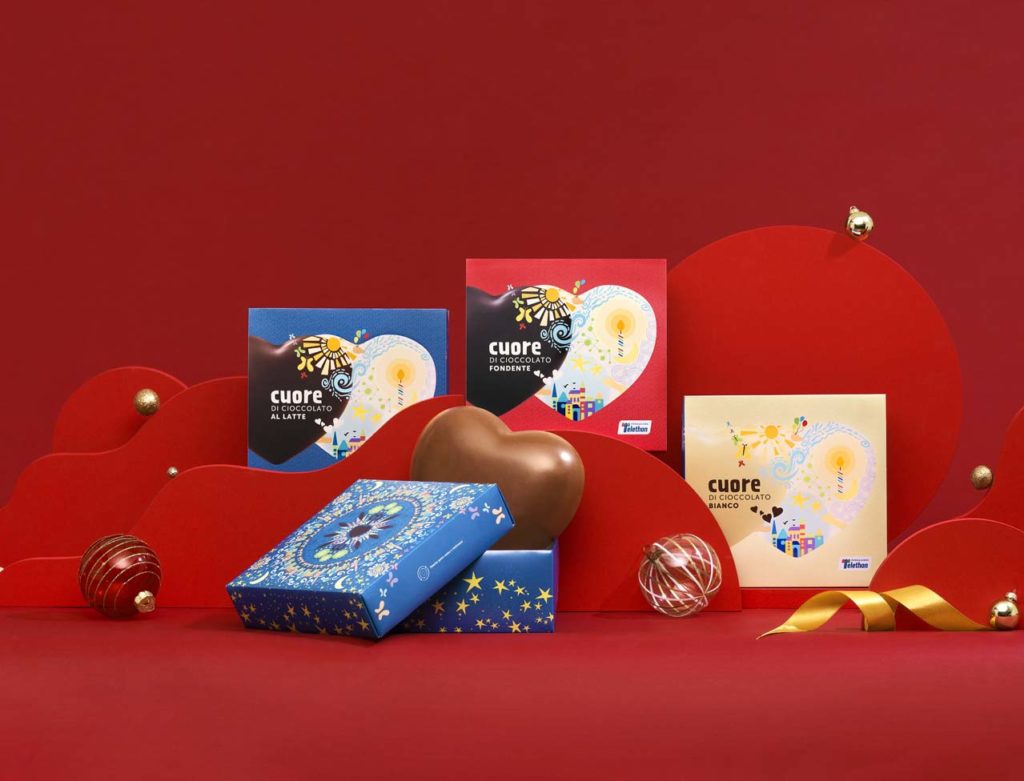 I 3 Cuori di cioccolato Telethon 2023