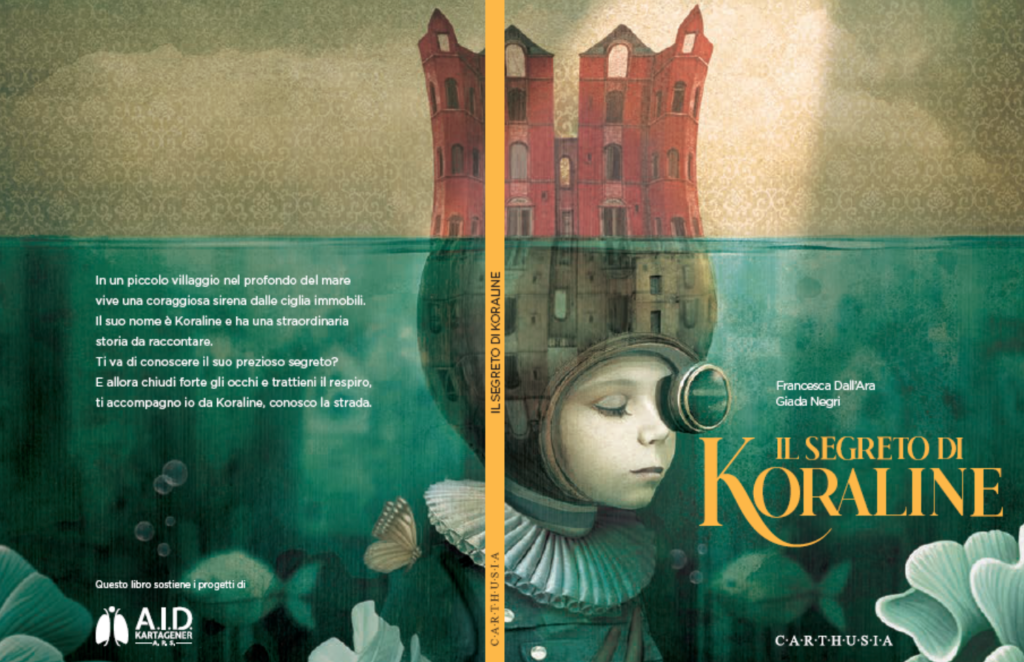 Il segreto di Koraline, la storia una sirena dalle ciglia immobili che grazie alla sua famiglia trova il coraggio di mostrare a tutti la sua diversità.